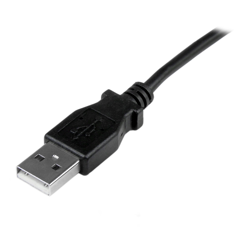 StarTech USBAMB1MU 1m Mini USB Cable - A to Up Angle Mini B
